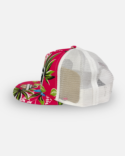 Hat type Two Flowered red