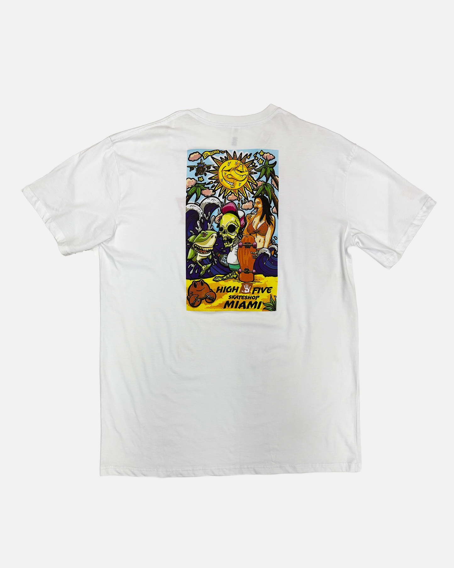 High 5 Plain White