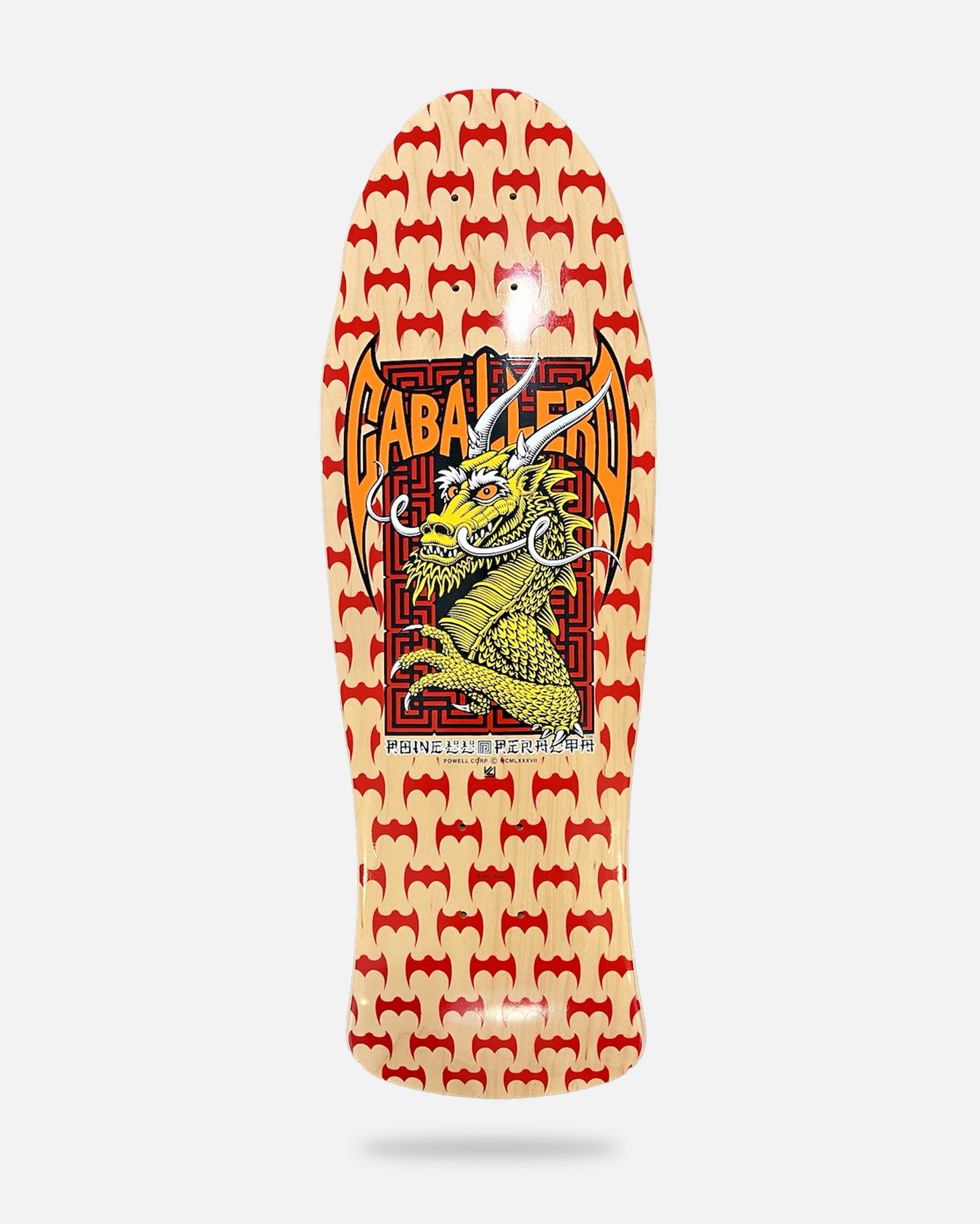 Powell Peralta Pro Steve Caballero Street Skateboard Deck Natural