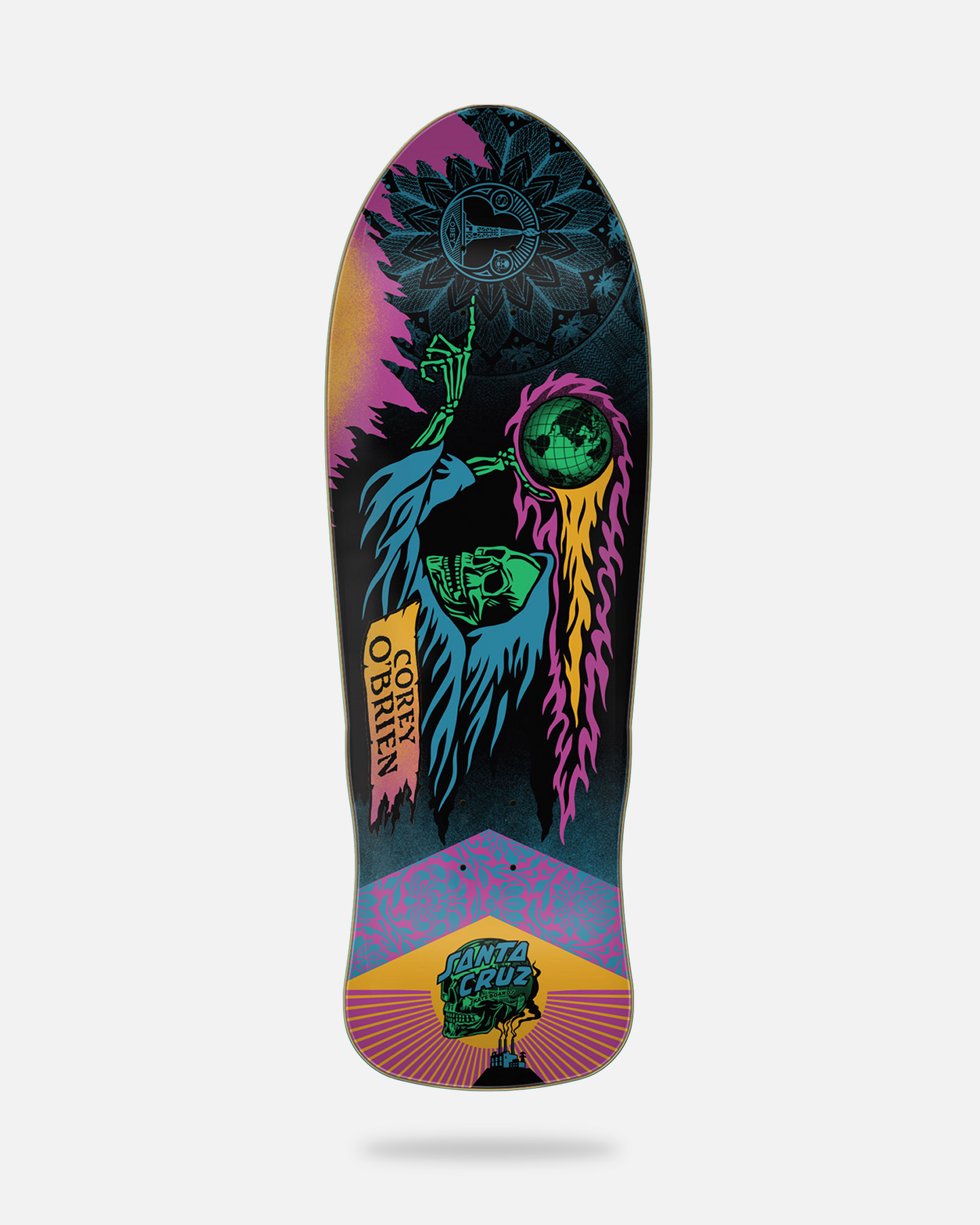 Santa Cruz Skateboard Complete Old School OBrien Reaper by Shepard Fairey