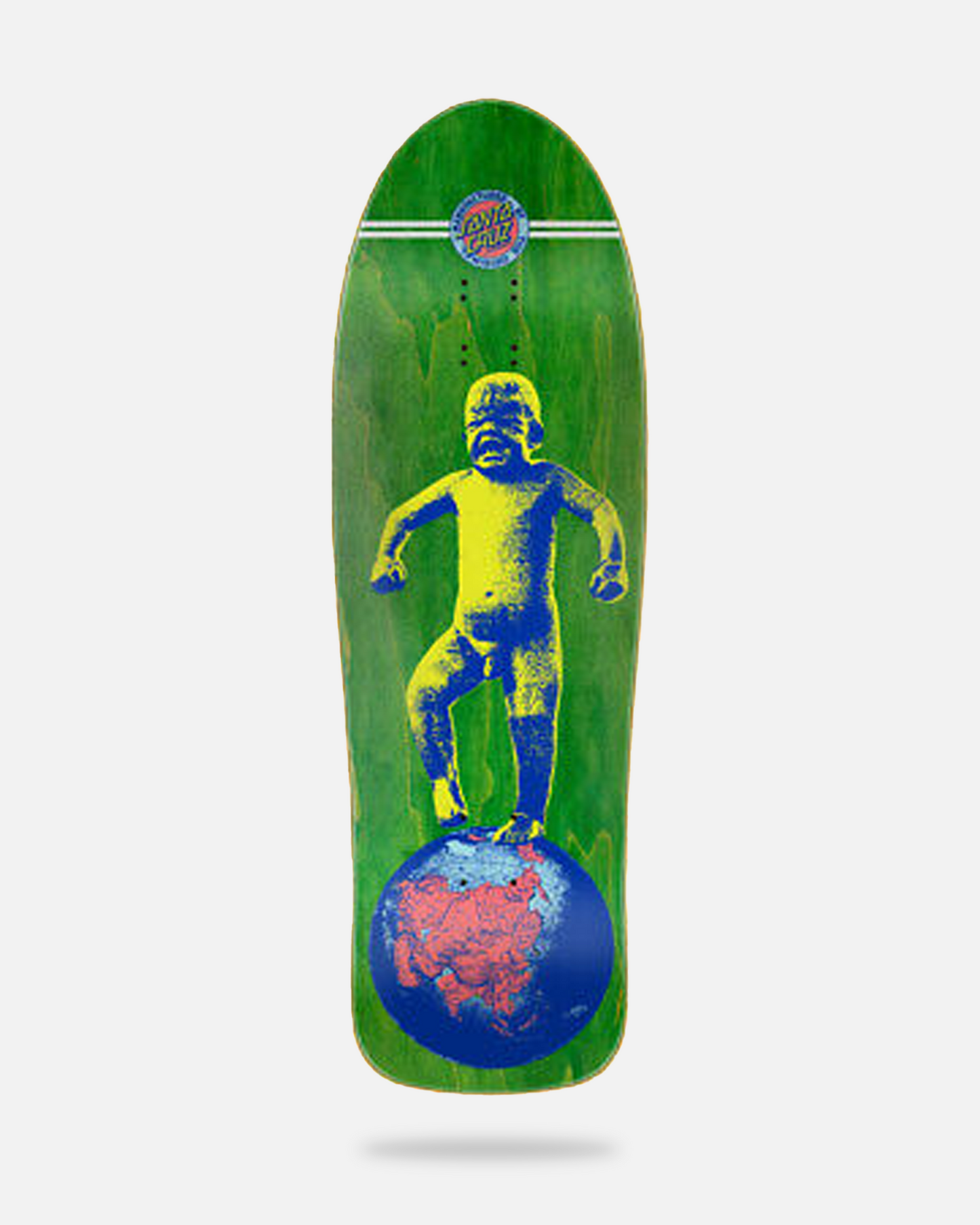 Santa Cruz Skateboard Deck Salba Baby Stomper Re-IssueGreen