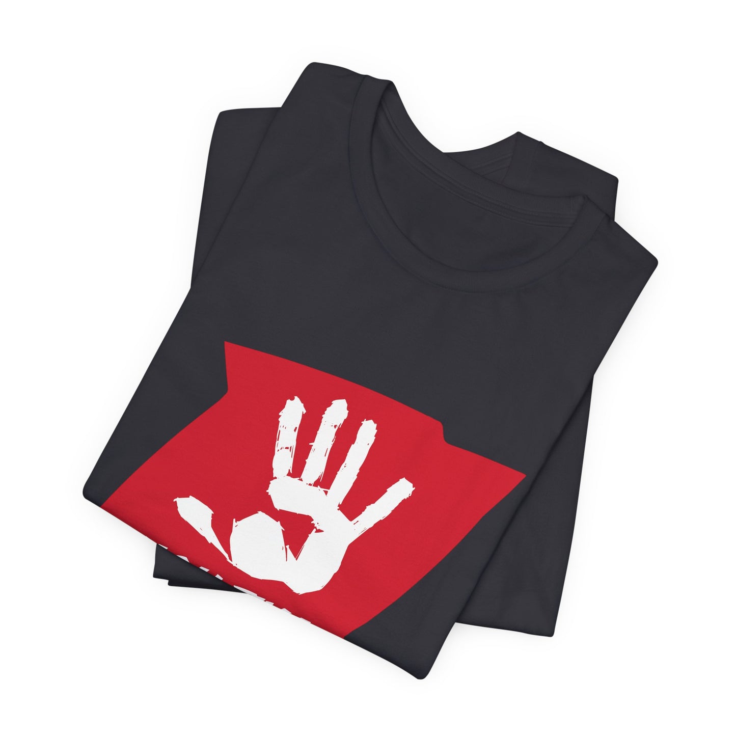 High Five Skateshop T-Shirt – Red Hand Logo Skate Tee