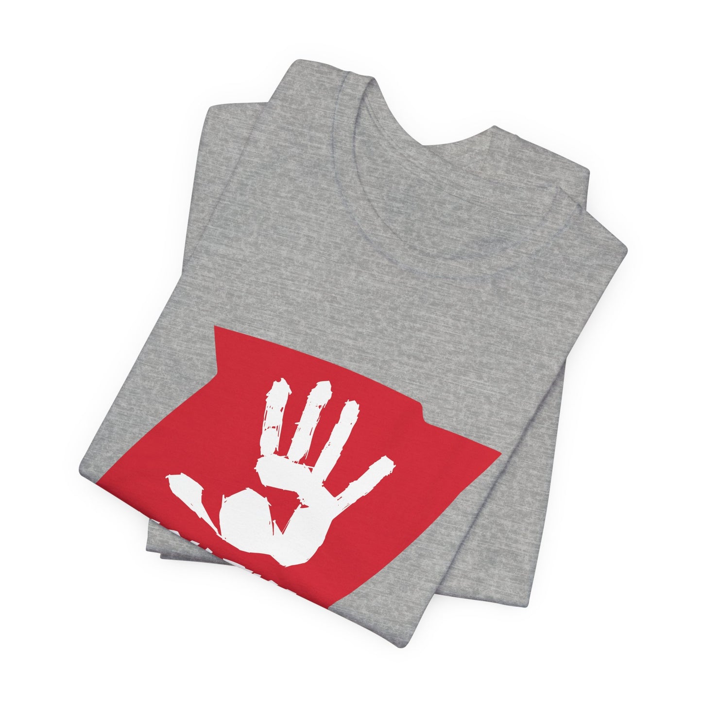 High Five Skateshop T-Shirt – Red Hand Logo Skate Tee