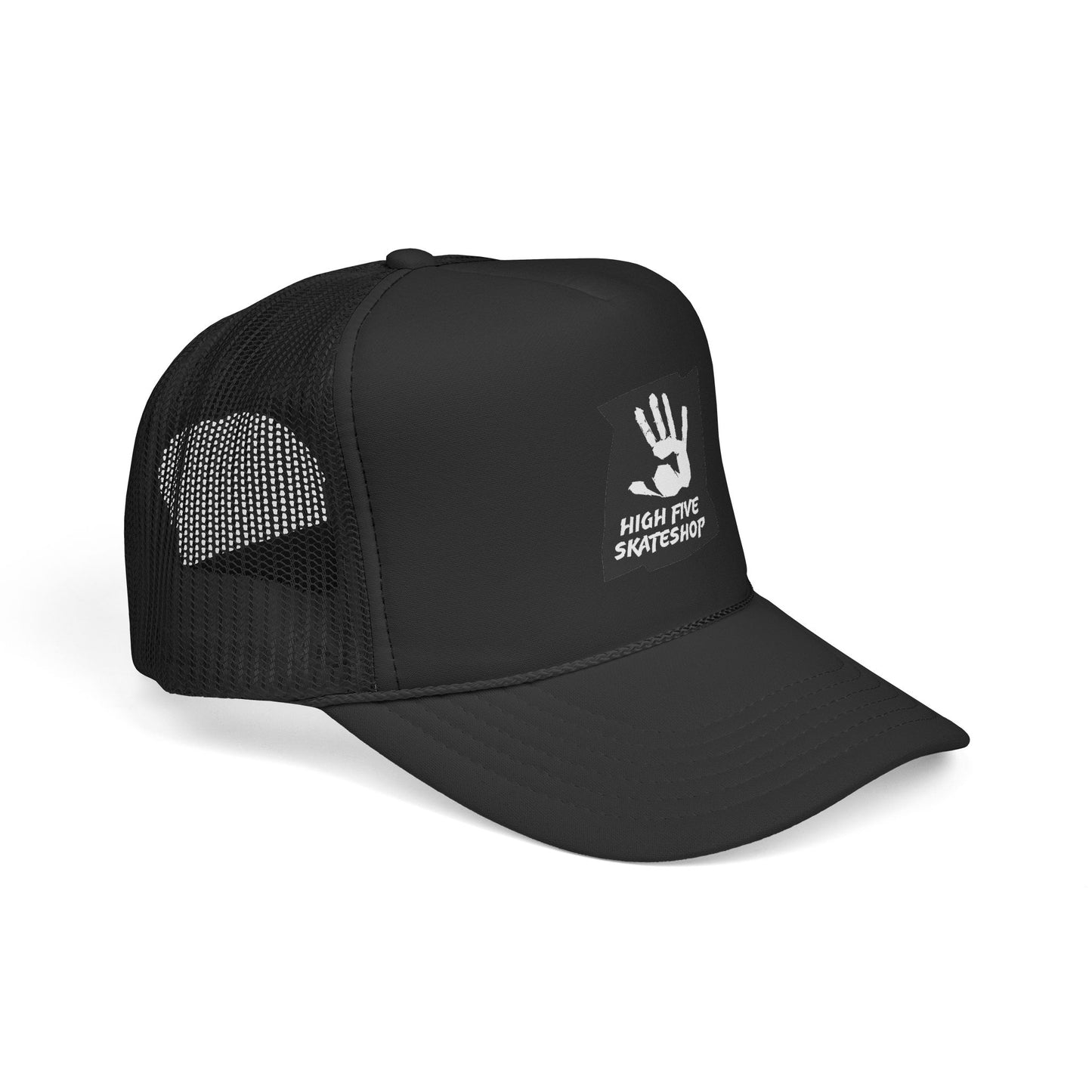 High Five Skateshop Trucker Cap – Vintage Handprint Skate Hat