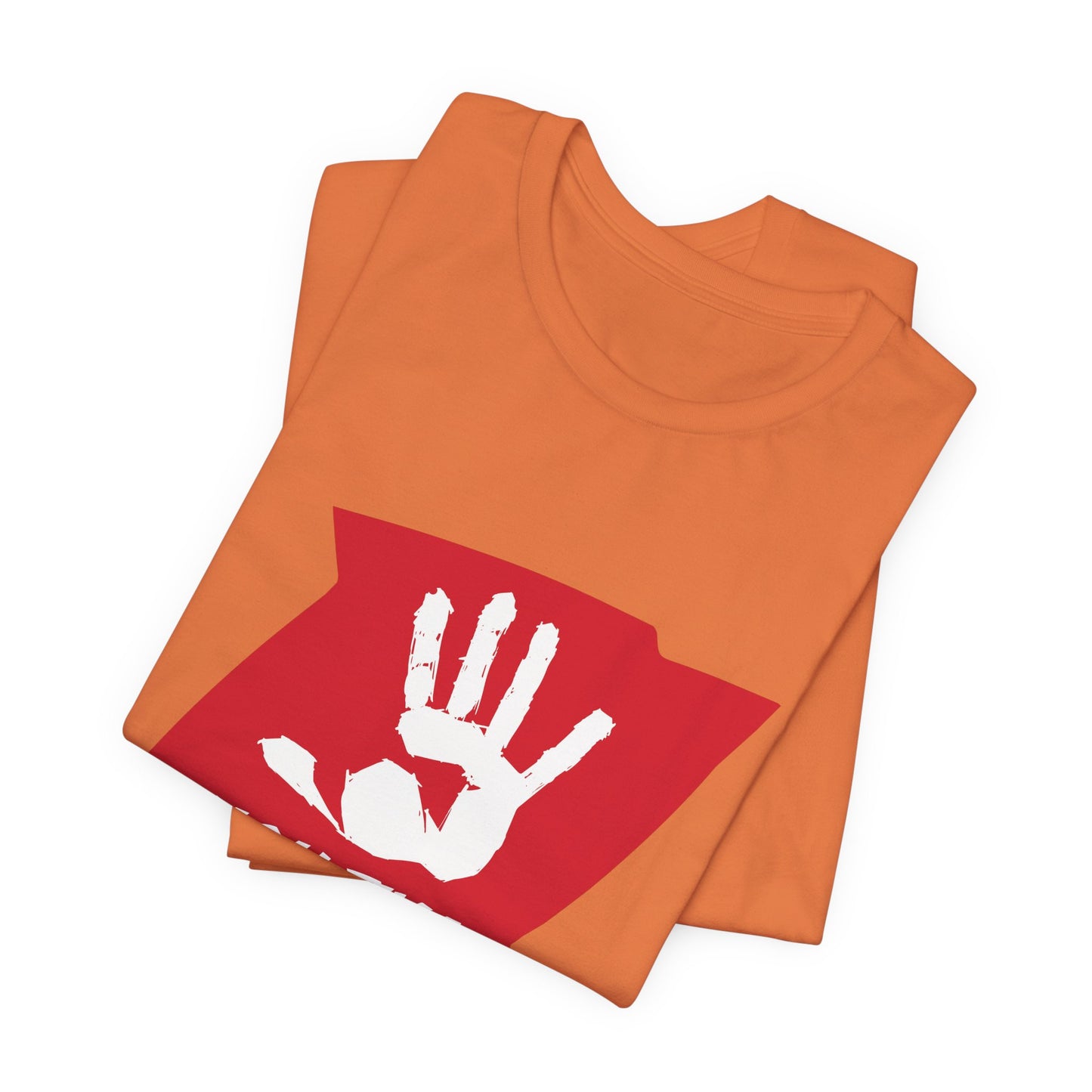 High Five Skateshop T-Shirt – Red Hand Logo Skate Tee