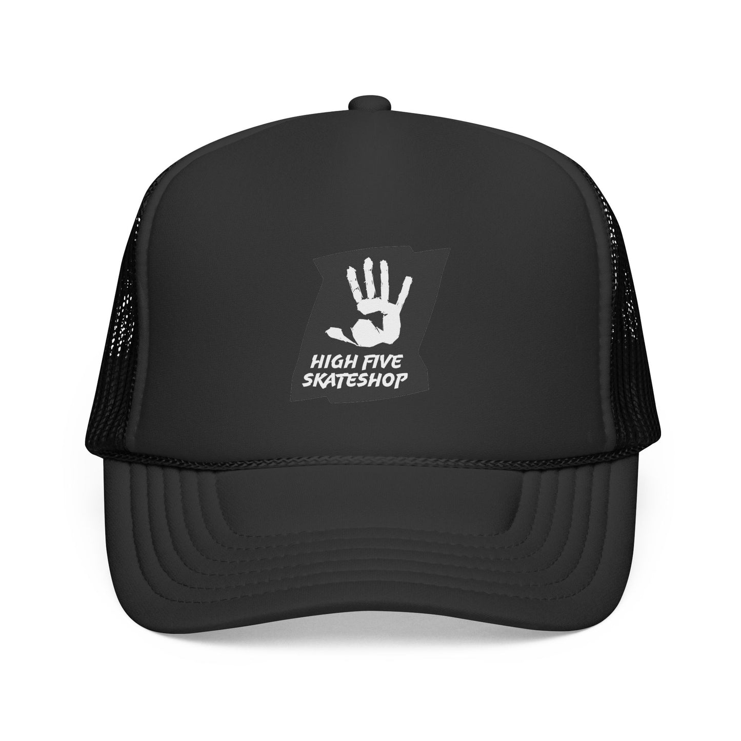 High Five Skateshop Trucker Cap – Vintage Handprint Skate Hat