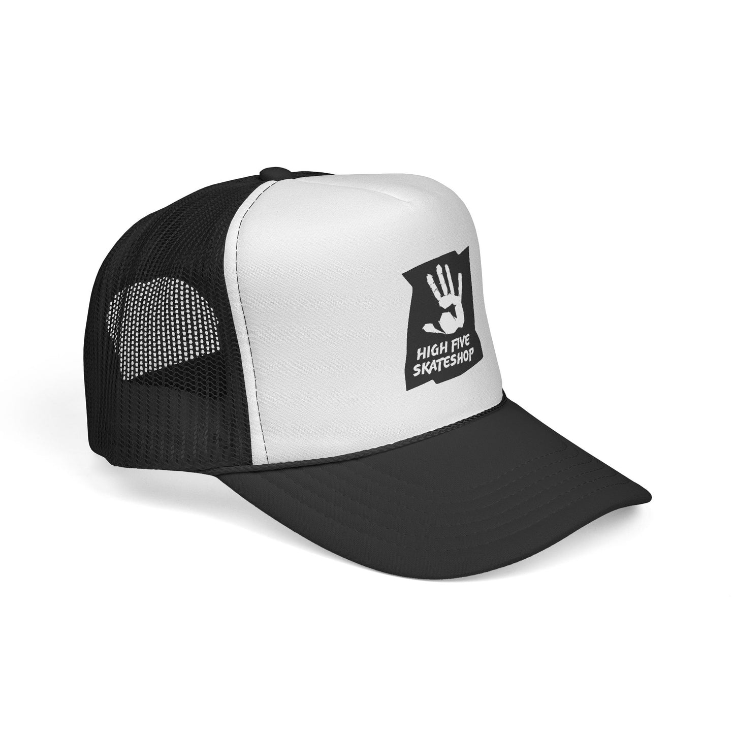 High Five Skateshop Trucker Cap – Vintage Handprint Skate Hat