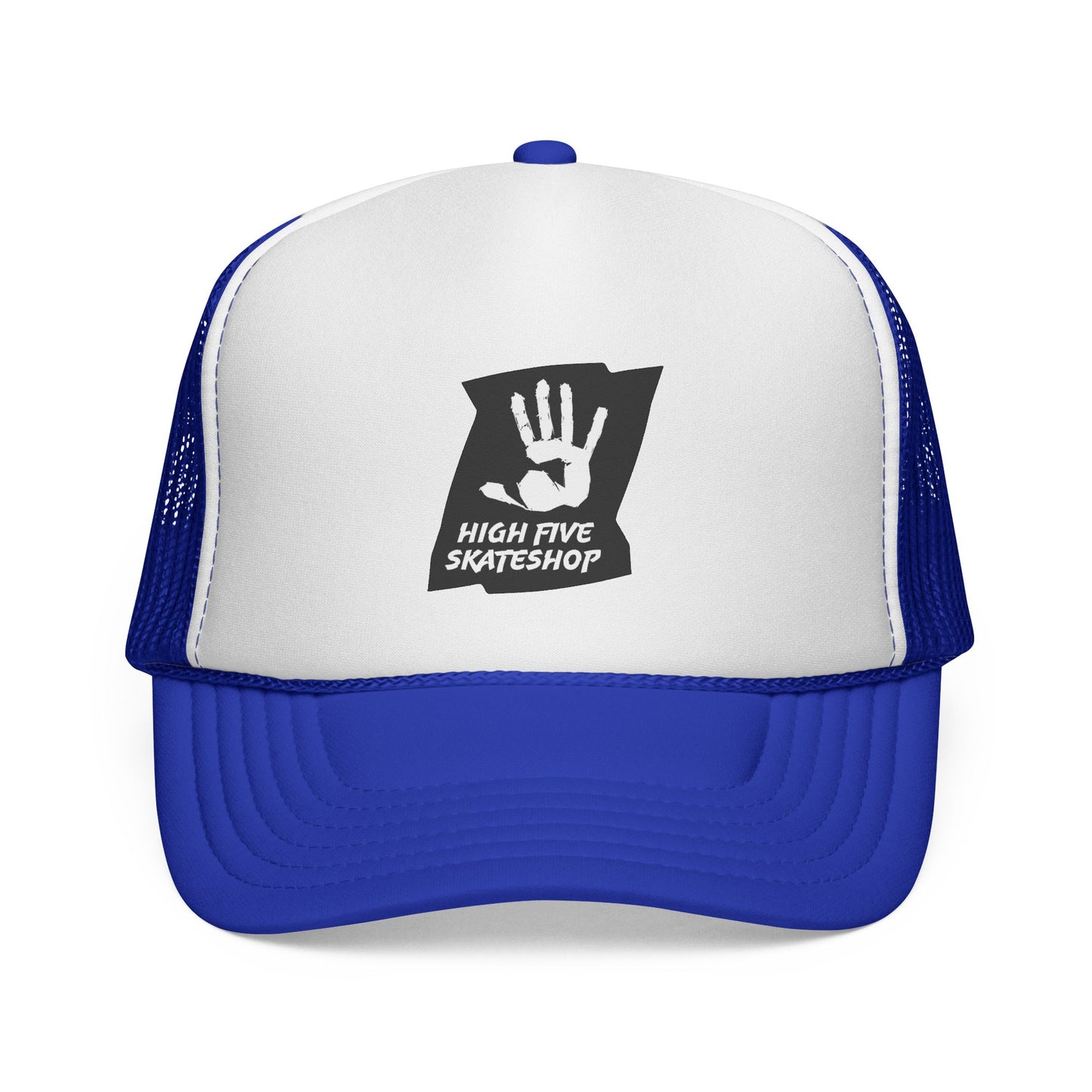 High Five Skateshop Trucker Cap – Vintage Handprint Skate Hat