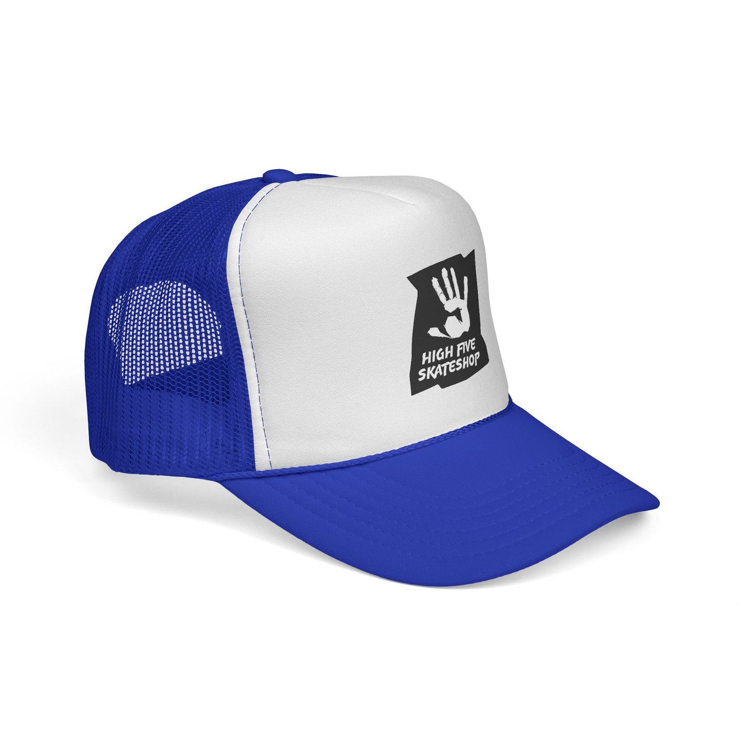 High Five Skateshop Trucker Cap – Vintage Handprint Skate Hat