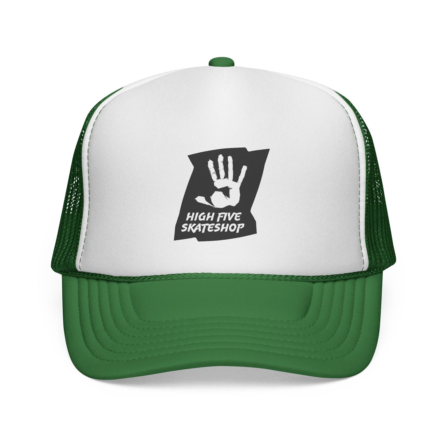 High Five Skateshop Trucker Cap – Vintage Handprint Skate Hat