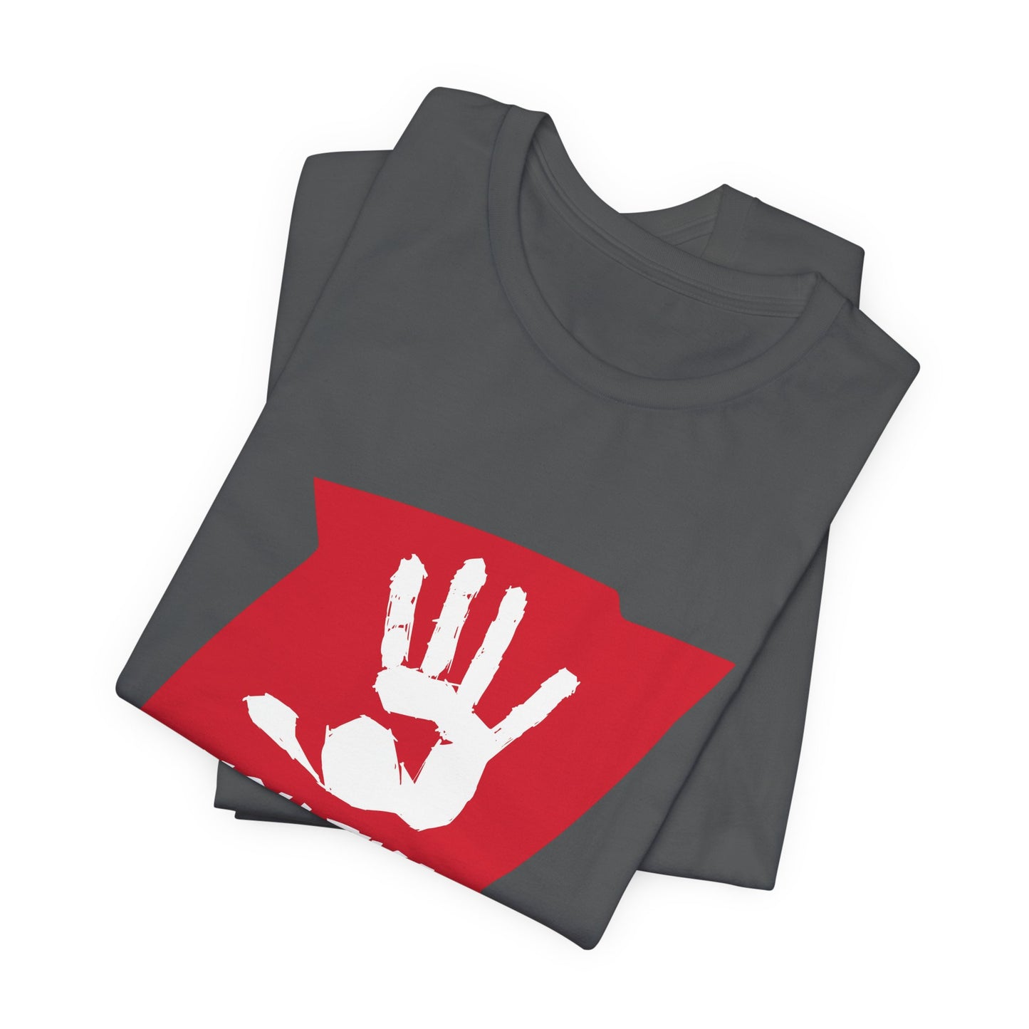 High Five Skateshop T-Shirt – Red Hand Logo Skate Tee