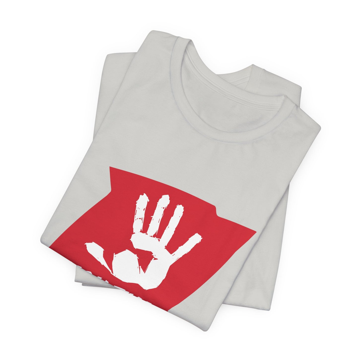 High Five Skateshop T-Shirt – Red Hand Logo Skate Tee