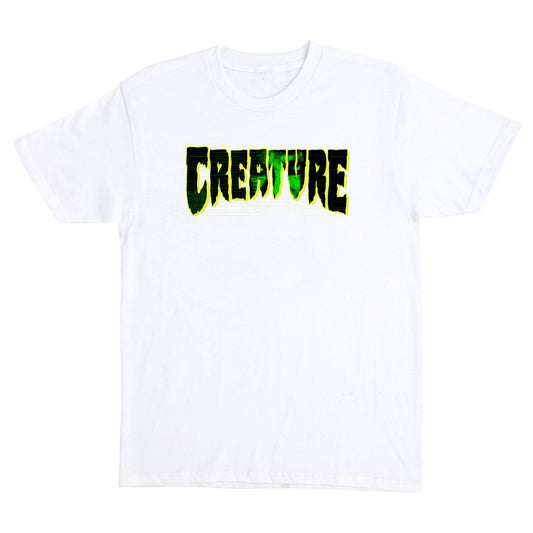 Creature Logo Witch Heavyweight T-Shirt - White