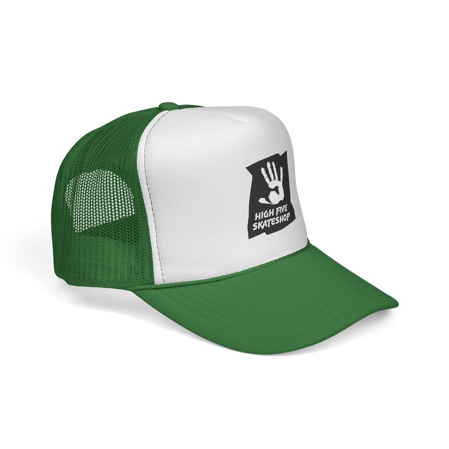 High Five Skateshop Trucker Cap – Vintage Handprint Skate Hat