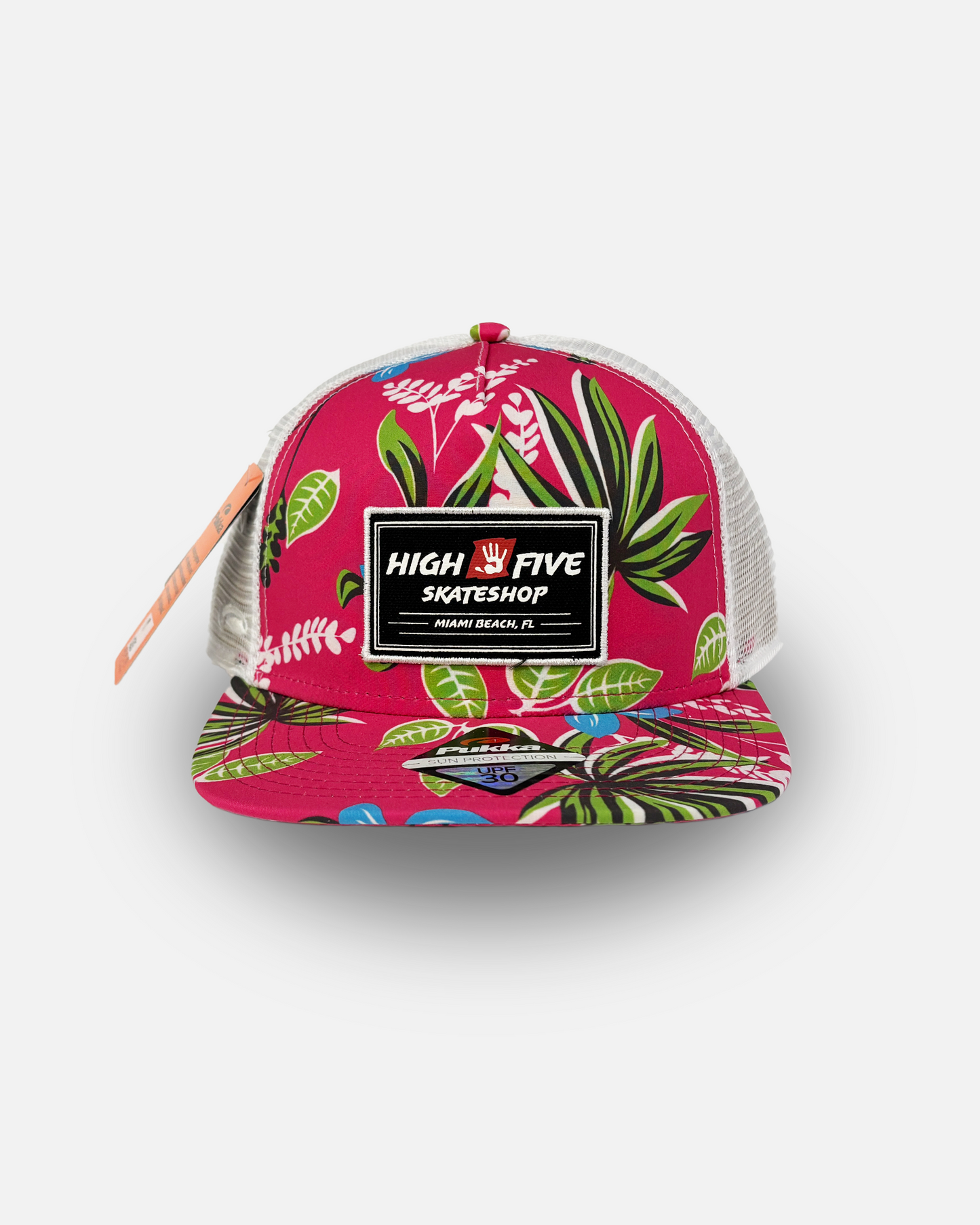 Hat type Two Flowered red