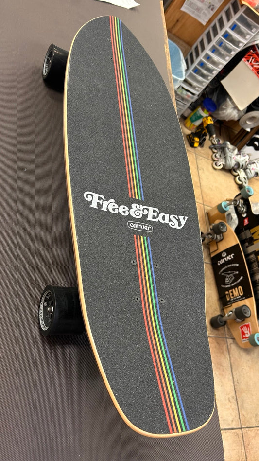Carver Free & Easy C7 surfskate grip top