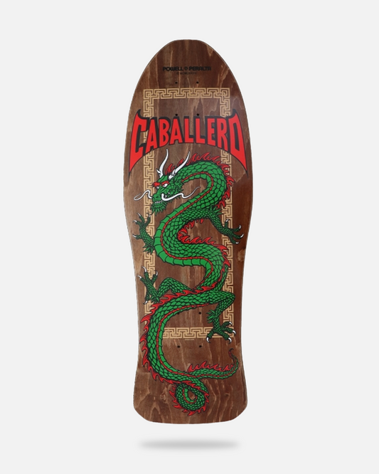 Powell Peralta Caballero Chinese Dragon Deck Brown Stain