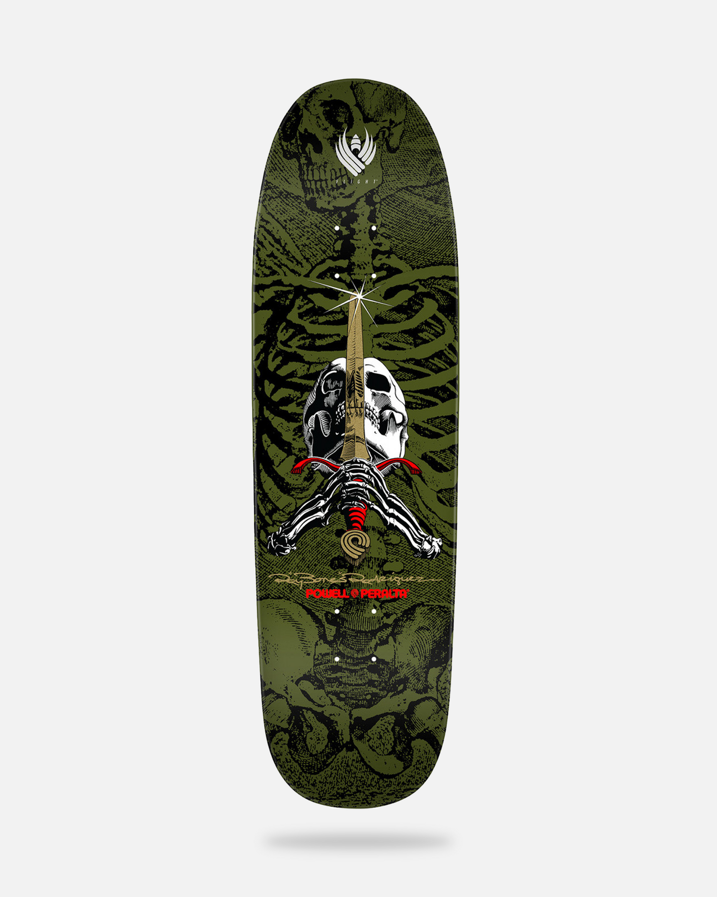 Powell Peralta Complete Skull and Sword Flight Green