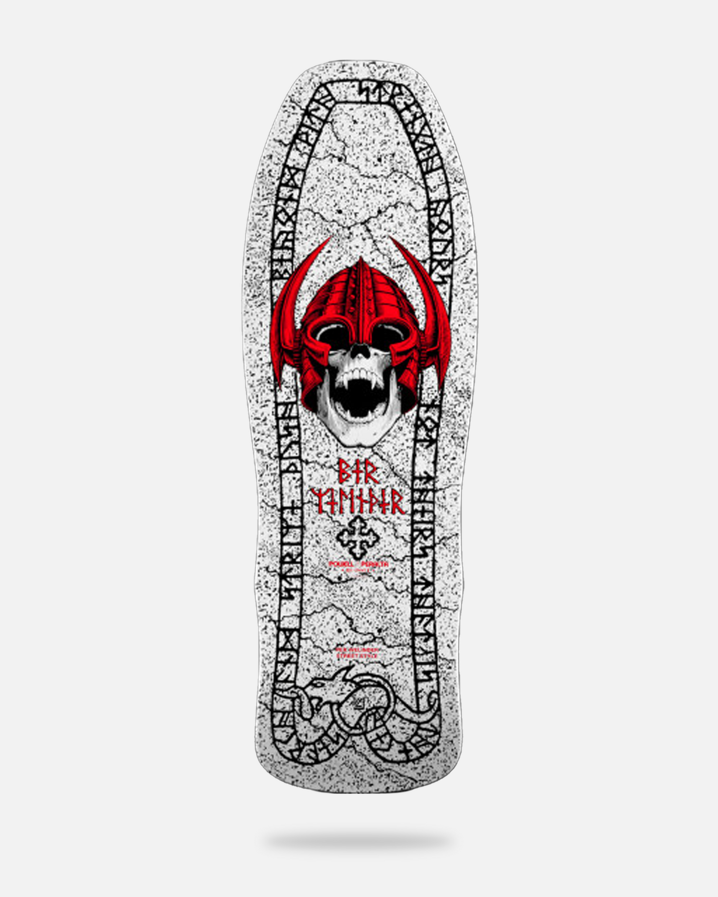 Powell Peralta Per Welinder Nordic Skull Skateboard Deck White