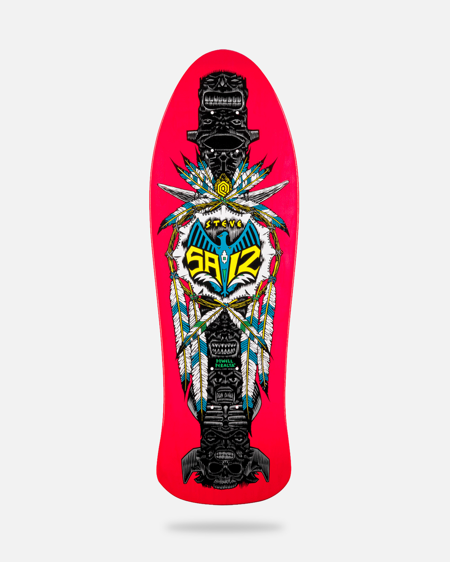 Powell Peralta Skateboard Complete Steve Saiz Totem Pink