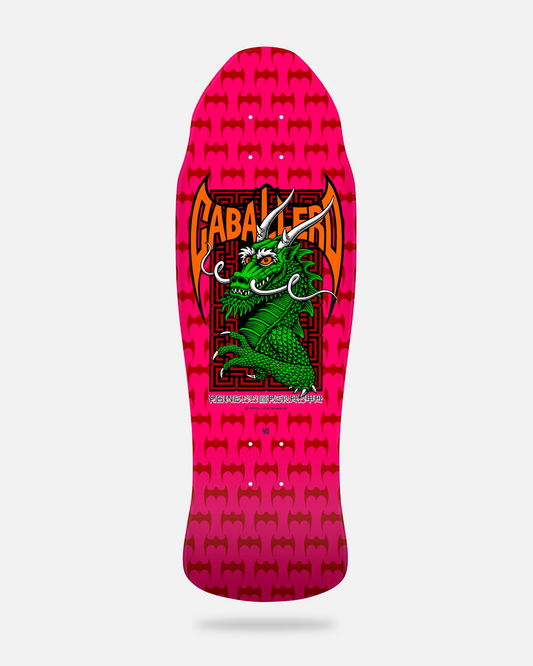 Powell Peralta Steve Caballero DRAGON AND BATS Skateboard Deck PINK