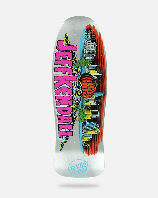 Santa Cruz Kendall Pumpkin Skate Deck Silver