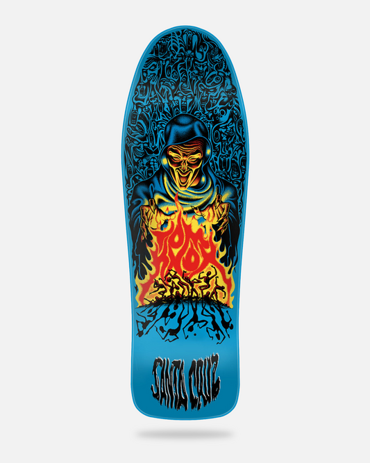 Santa Cruz Skateboard Complete Knox Firepit Re-Issue Blue