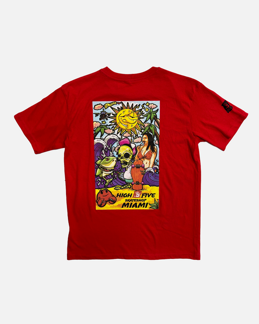 T-Shirt Red Kid Back