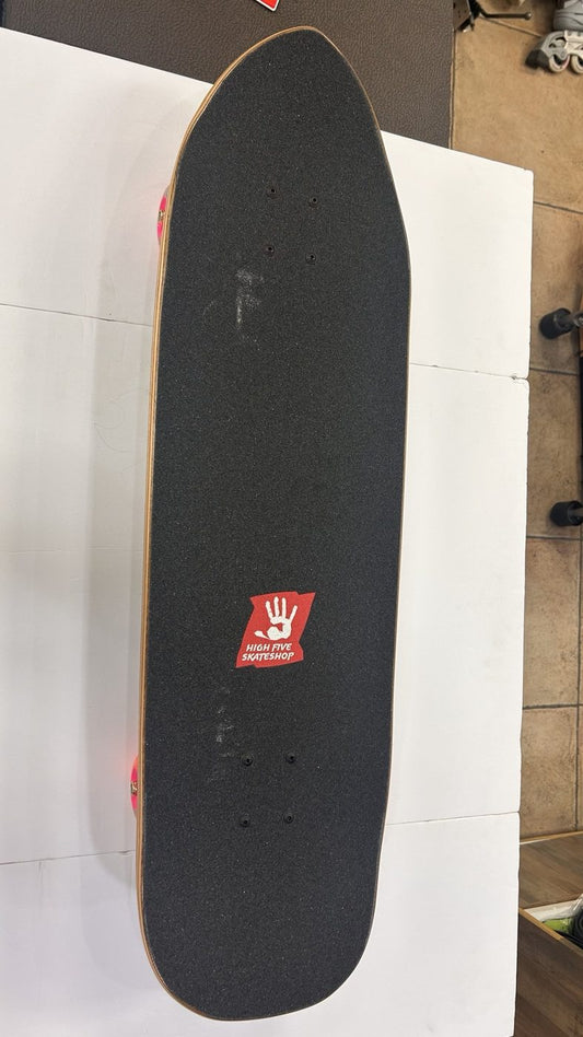 High Five brown-stain complete top with black grip